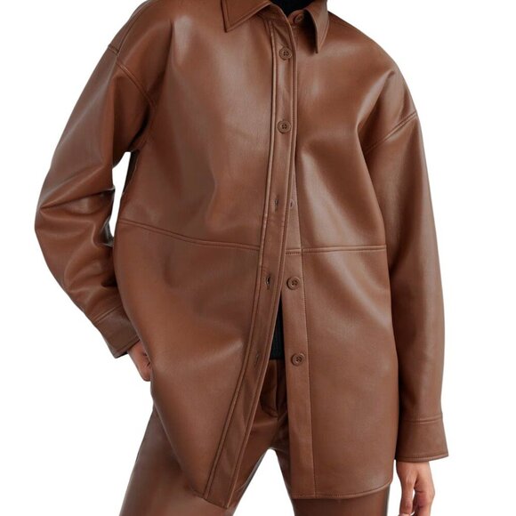 Babaton Jackets & Blazers - Babaton Pelli Shirt Jacket